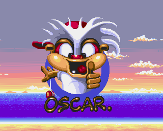 Oscar title screen for Amiga CD32